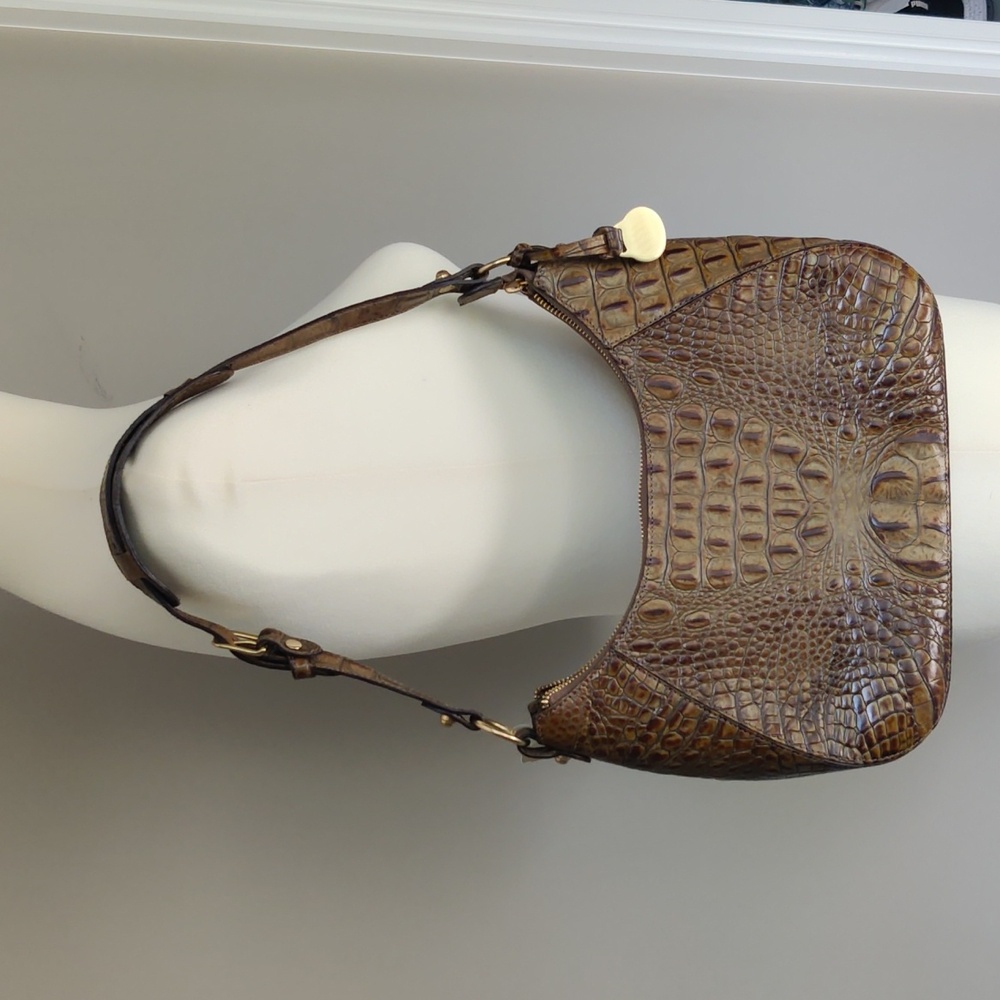 Brahmin Karissa Shoulder Bag In Pine Melbourne NWT